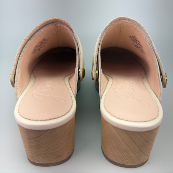 NWOT J. Crew Leather Studded Convertible Platform Clogs - Picture 9 of 15